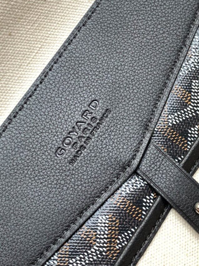 Replica Goyard Cisalpin Document Case Black - premium 1:1 fake handbag model