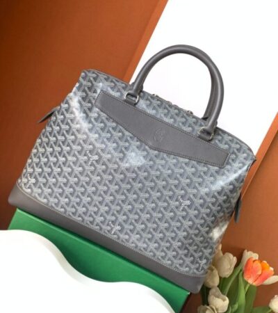 Replica Goyard Cisalpin Document Case Grey - best quality luxury bag dupe