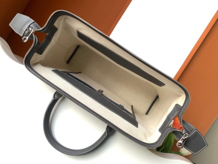 Replica Goyard Cisalpin Document Case Grey - top-rated replica designer bag