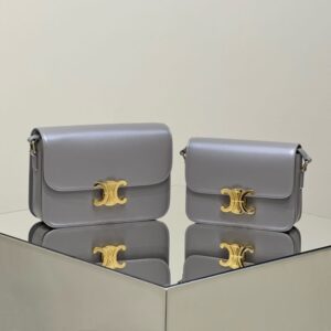 Replica Celine Triomphe Mini Grey - top-rated replica designer bag