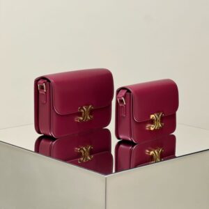 Replica Celine Triomphe Mini Bordeaux - top-rated replica designer bag