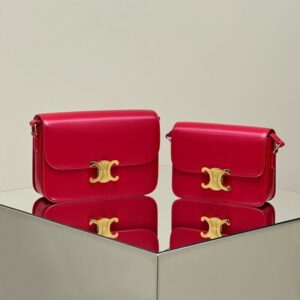 Replica Celine Triomphe Mini Red - top-rated replica designer bag