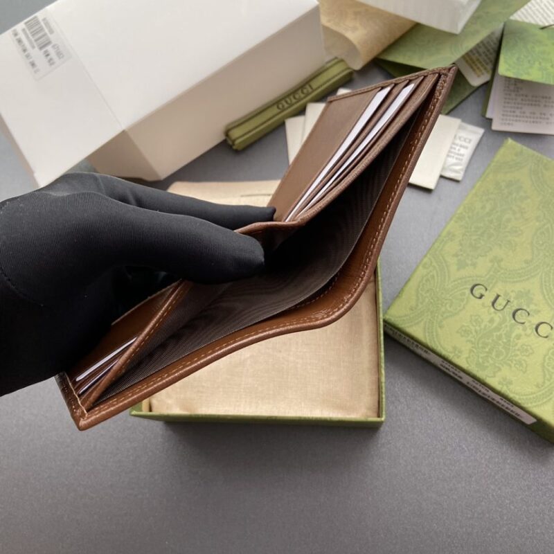 Replica Gucci Interlocking Wallet Brown - elite superclone designer purse