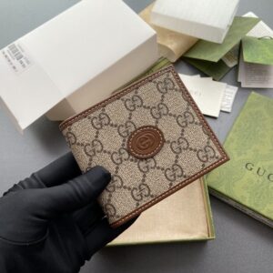 Replica Gucci Interlocking Wallet Brown - realistic designer-inspired fake bag