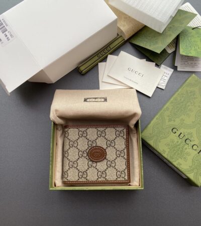 Replica Gucci Interlocking Wallet Brown - premium-grade designer purse dupe