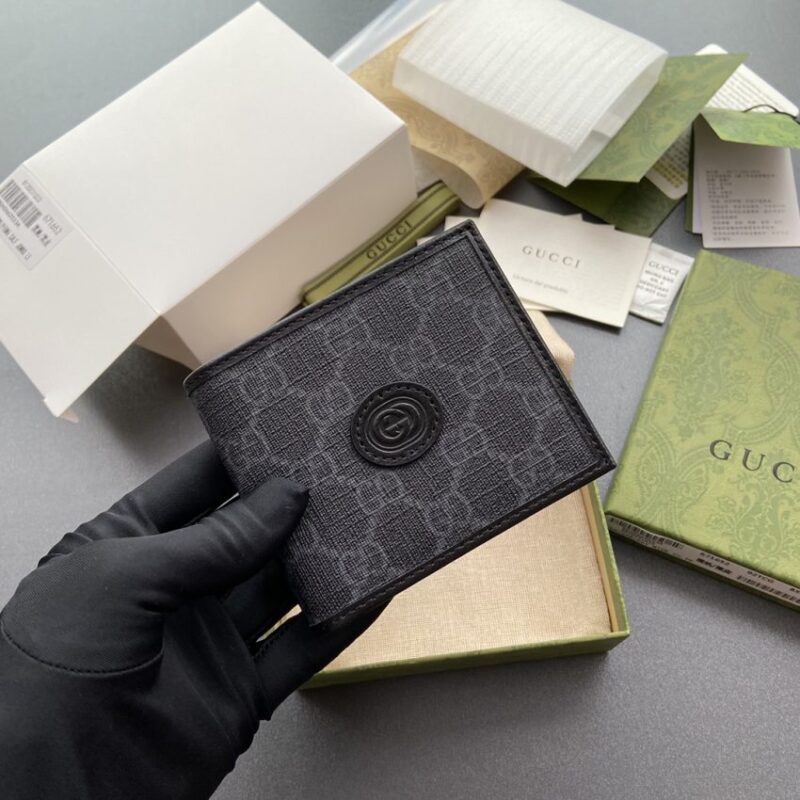 Replica Gucci Interlocking Wallet Black - ultra-realistic fake designer tote