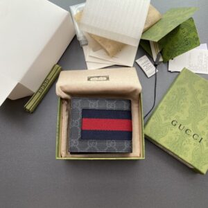Replica Gucci Double G bifold Wallet Canvas - realistic designer-inspired fake bag