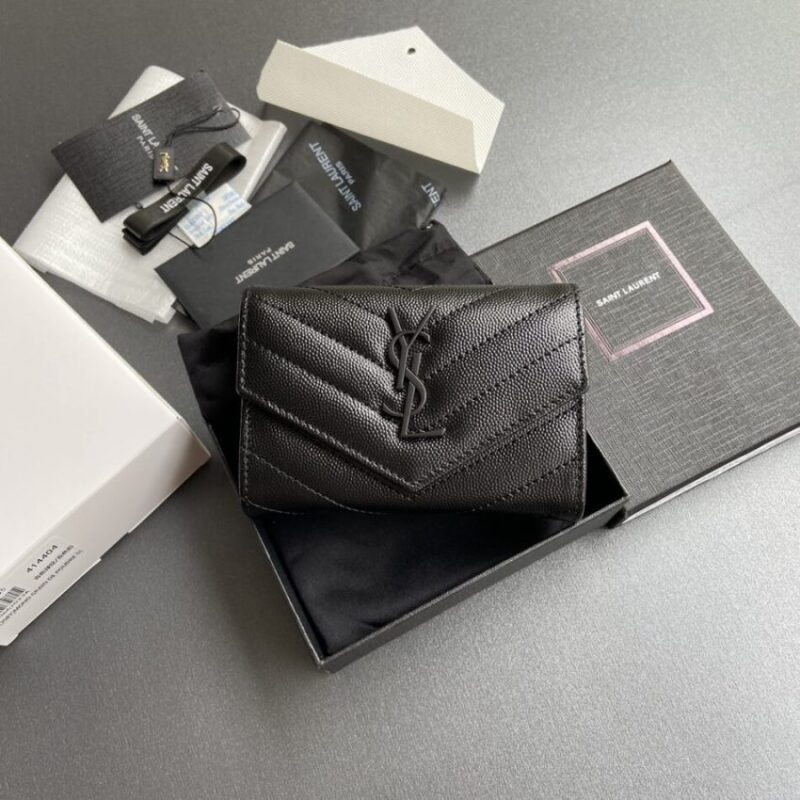 Replica Yves Saint Laurent Two-fold Wallet - high-quality designer bag clone