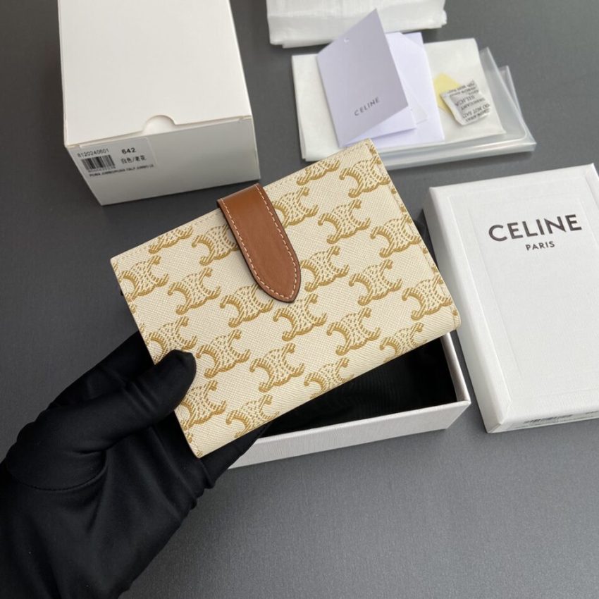 Replica Celine Triumphe Wallet - premium 1:1 fake handbag model