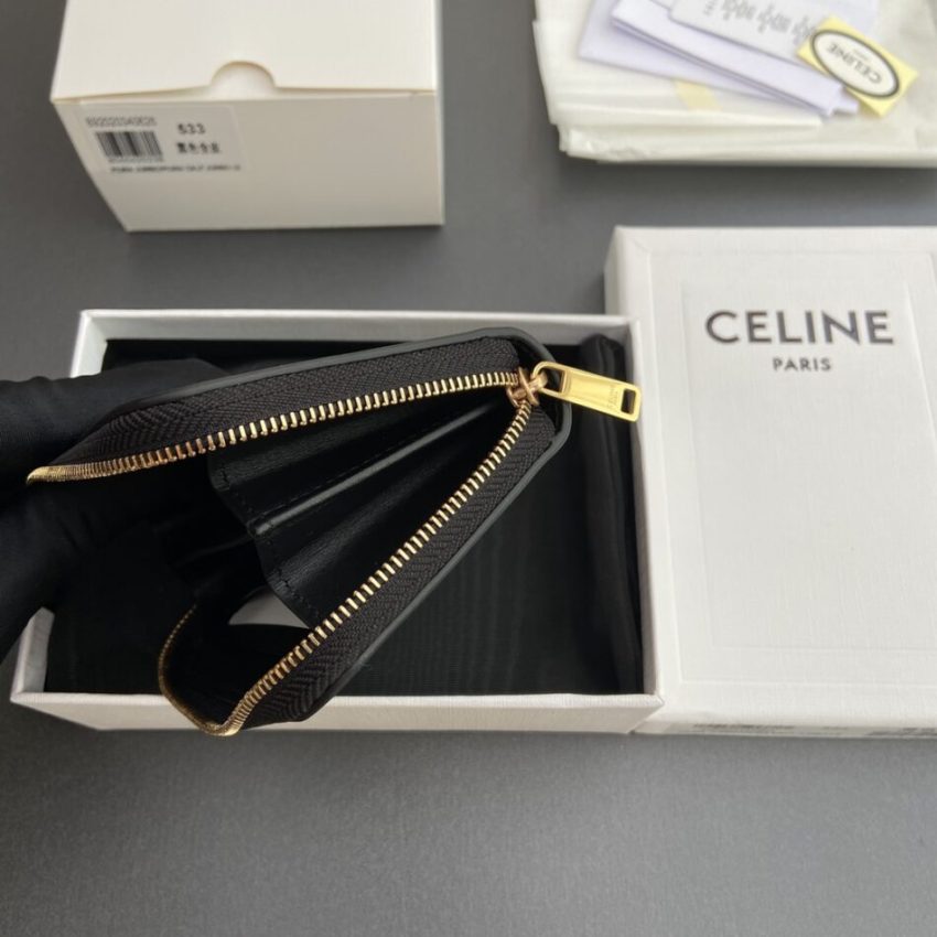 Replica Celine Triumphe Small Zippy Wallet - top-tier luxury replica shoulder bag
