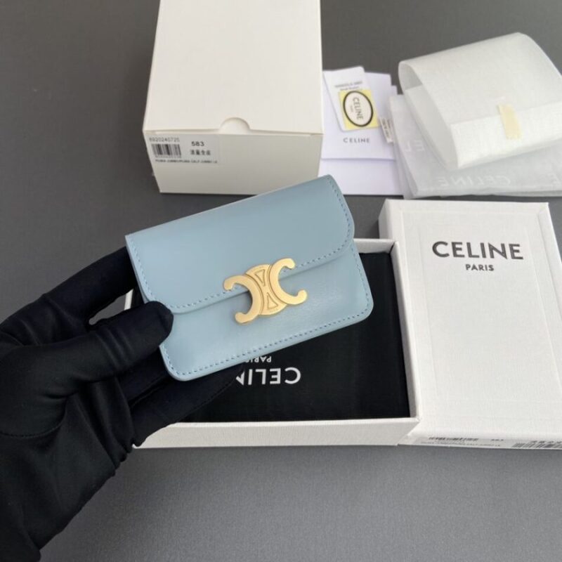 Replica Celine Triumphe Wallet Clips - best quality luxury bag dupe