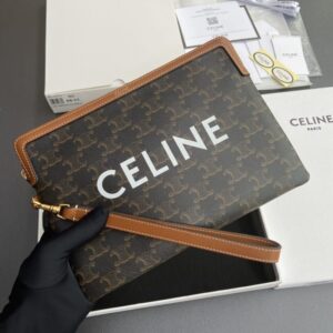 Replica Celine Triumphe Clutch Brown - ultra-realistic fake designer tote