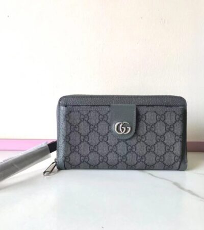Replica Gucci Ophidia GG Wallet Grey - elite superclone designer purse