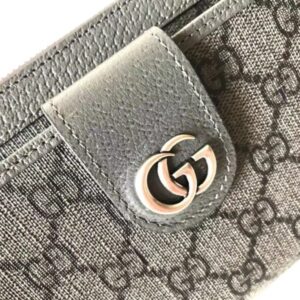 Replica Gucci Ophidia GG Wallet Grey - realistic designer-inspired fake bag