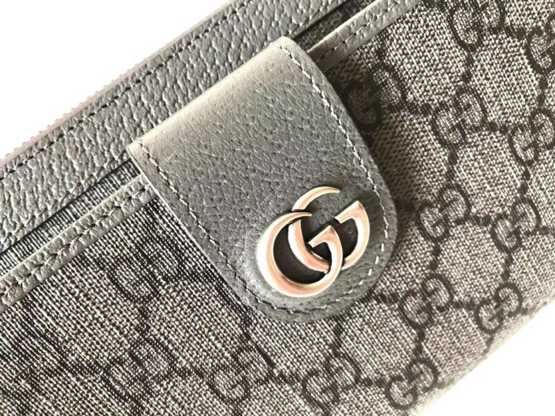 Replica Gucci Ophidia GG Wallet Grey - realistic designer-inspired fake bag