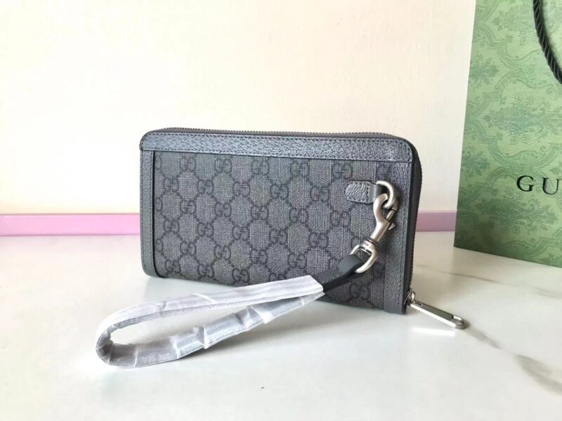 Replica Gucci Ophidia GG Wallet Grey - realistic designer-inspired fake bag