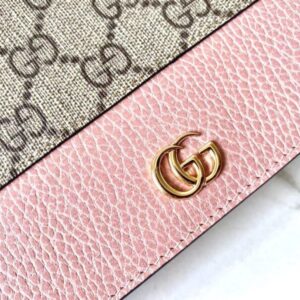 Replica Gucci GG Marmont Chain Bag Pink - elite superclone designer purse