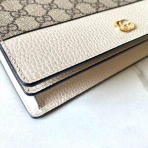 Replica Gucci GG Marmont Chain Bag White - near-authentic luxury replica handbag