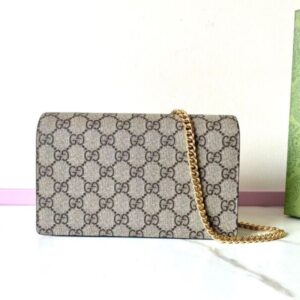 Replica Gucci GG Marmont Chain Bag White - premium-grade designer purse dupe