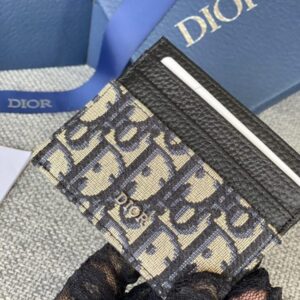 Replica Dior Card Holder Oblique - high-accuracy replica luxury purse