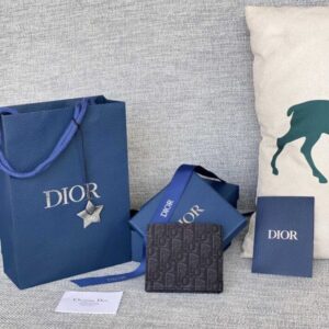 Replica Dior Jacquard Wallet Black - ultra-realistic fake designer tote