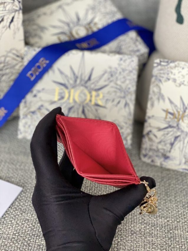 Replica Dior Freesia Card Holder - high-end fake designer purse