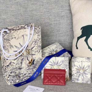 Replica Dior Freesia Card Holder - high-quality designer bag clone