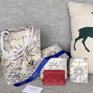 Replica Dior Freesia Card Holder - near-authentic luxury replica handbag