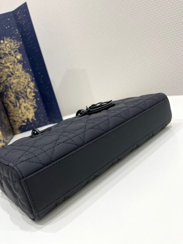 Replica Dior Lady D-Joy Large Bag Black Matte - best quality luxury bag dupe
