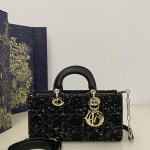 Replica Dior Lady D-Joy Large Bag Wool - top-tier luxury replica shoulder bag