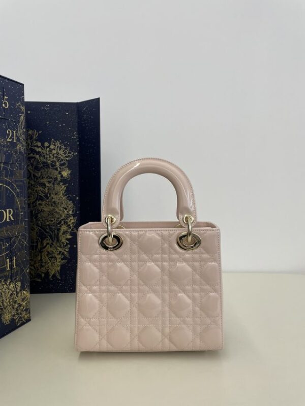 Replica Lady Dior Patent Pink ABC - top-rated replica designer bag