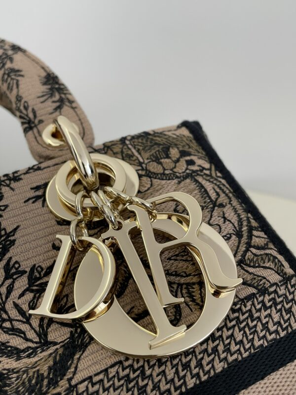Replica Lady Dior D-Lite Beige Zodiac - top-rated replica designer bag