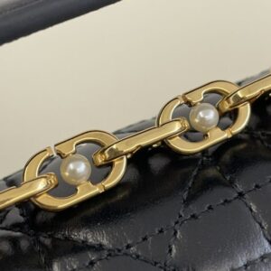 Replica Dior Jolie Top Handle Black - near-authentic luxury replica handbag