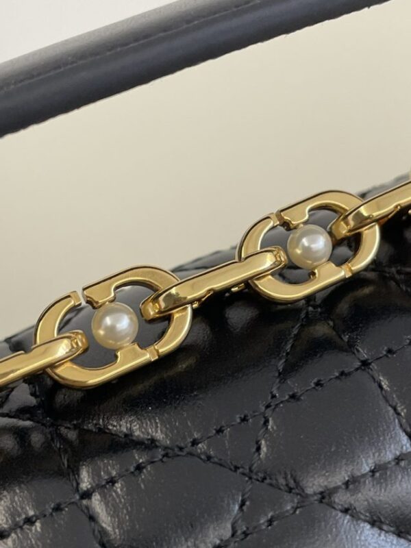 Replica Dior Jolie Top Handle Black - near-authentic luxury replica handbag