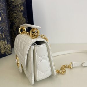 Replica Dior Jolie Top Handle White - elite superclone designer purse