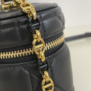 Replica Dior 30 Montaigne Vanity Black - 1:1 designer replica handbag