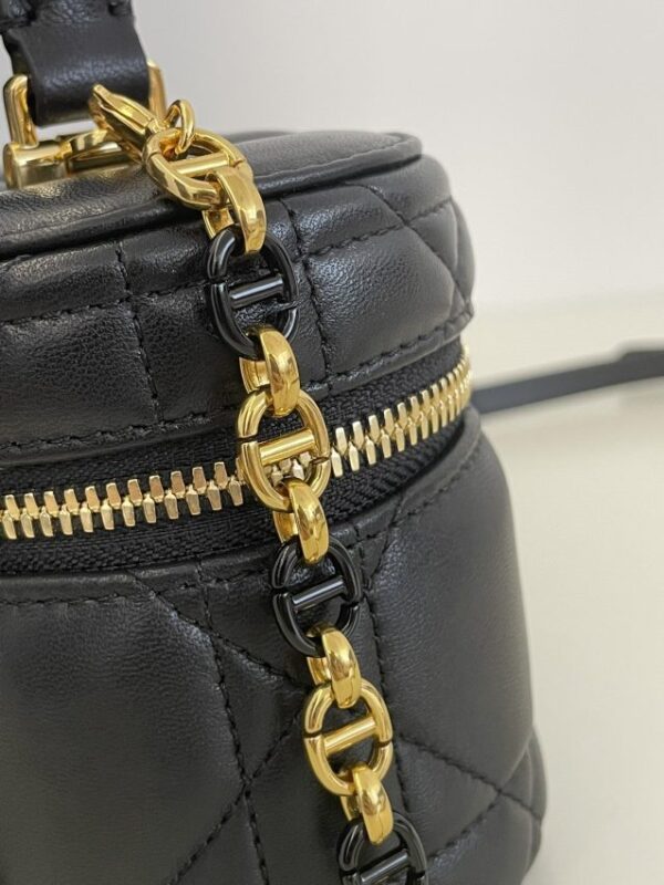 Replica Dior 30 Montaigne Vanity Black - 1:1 designer replica handbag