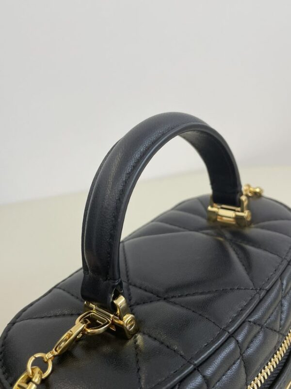 Replica Dior 30 Montaigne Vanity Black - authentic-look luxury purse replica