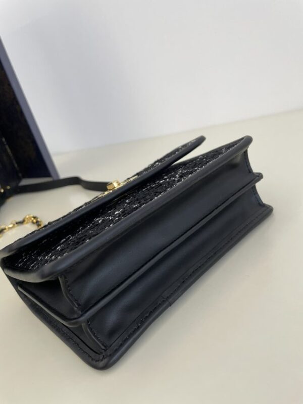 Replica Dior Miss Caro Black Wool - top-rated replica designer bag
