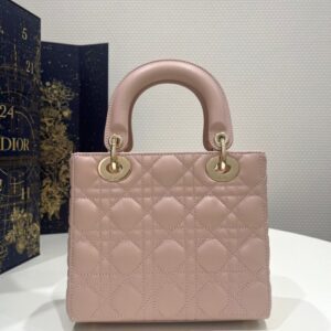 Replica Lady Dior Powered Pink ABC - best quality luxury bag dupe