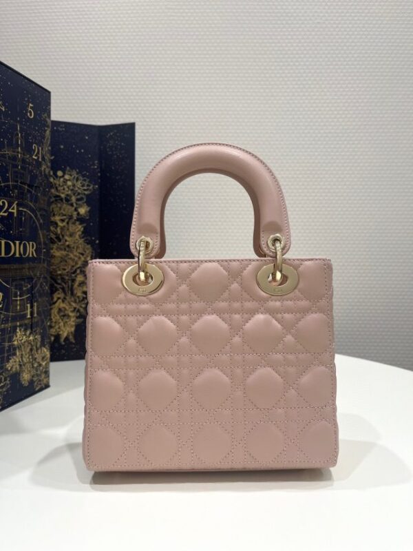 Replica Lady Dior Powered Pink ABC - best quality luxury bag dupe