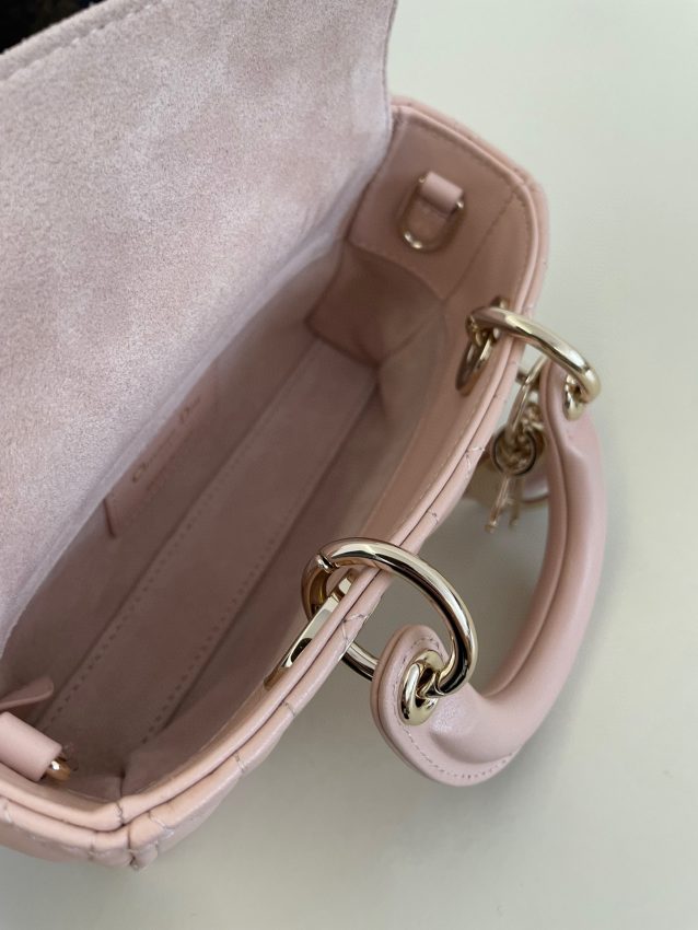 Replica Dior Lady D-Joy Mini Bag Pink - realistic designer-inspired fake bag
