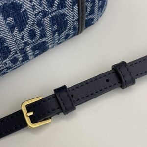 Replica Dior 30 Montaigne Vanity Denim Blue - near-authentic luxury replica handbag