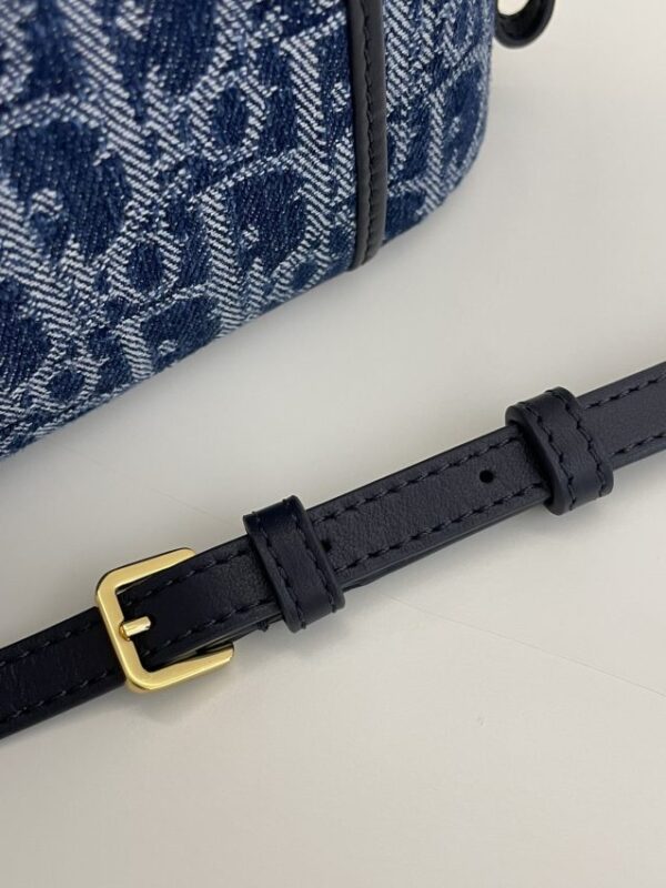 Replica Dior 30 Montaigne Vanity Denim Blue - near-authentic luxury replica handbag