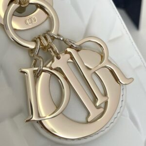 Replica Lady Dior Medium White - premium 1:1 fake handbag model