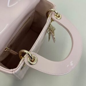 Replica Lady Dior Mini Pink Patent - premium-grade designer purse dupe