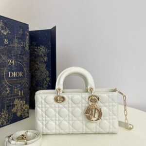 Replica Dior Lady D-Joy Large Bag White - premium-grade designer purse dupe