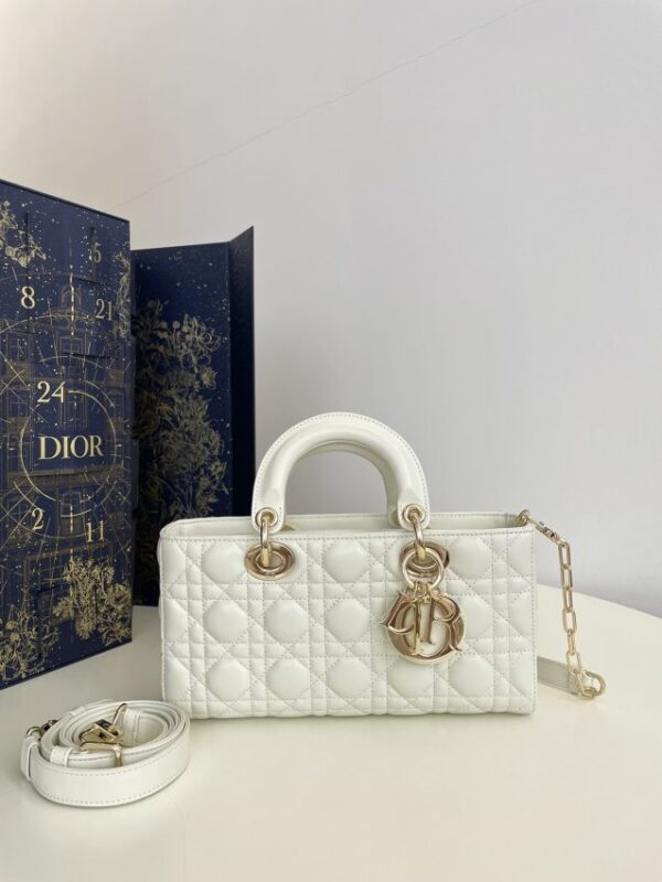Replica Dior Lady D-Joy Large Bag White - premium-grade designer purse dupe