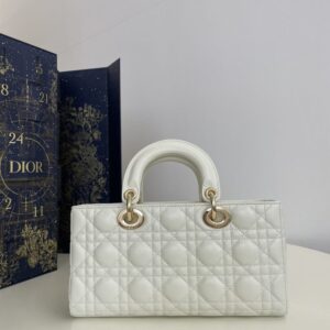 Replica Dior Lady D-Joy Large Bag White - 1:1 designer replica handbag
