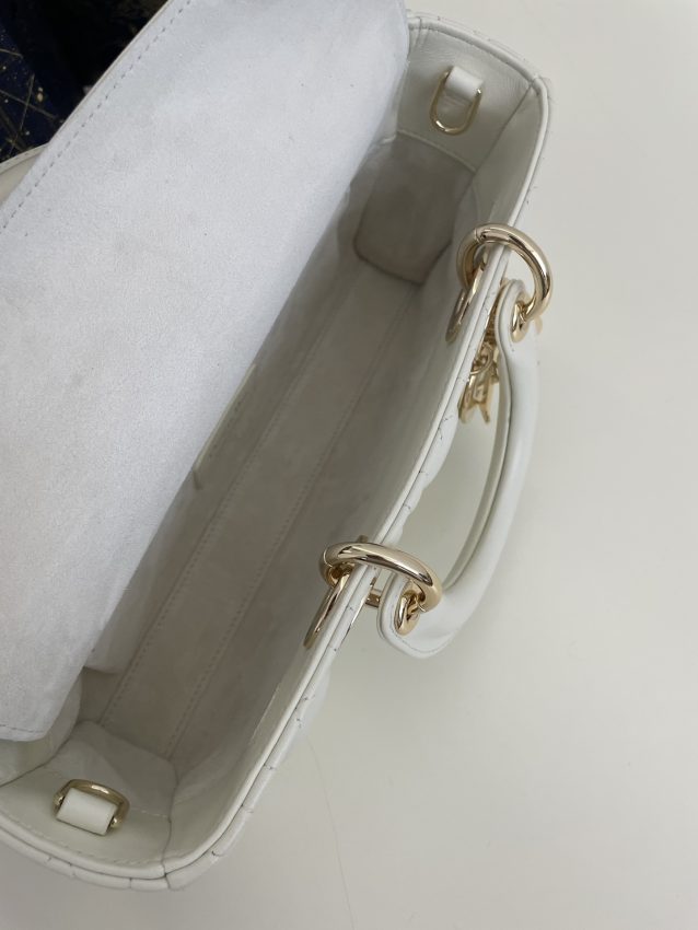 Replica Dior Lady D-Joy Large Bag White - 1:1 designer replica handbag